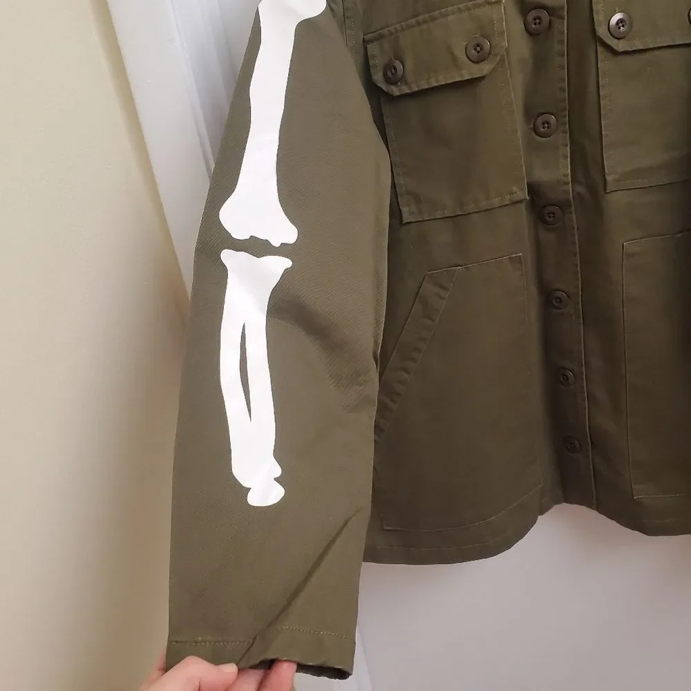 🤩New with tags Iron Fist Bone in Military jacket sizes S & M - Picture 5 of 8